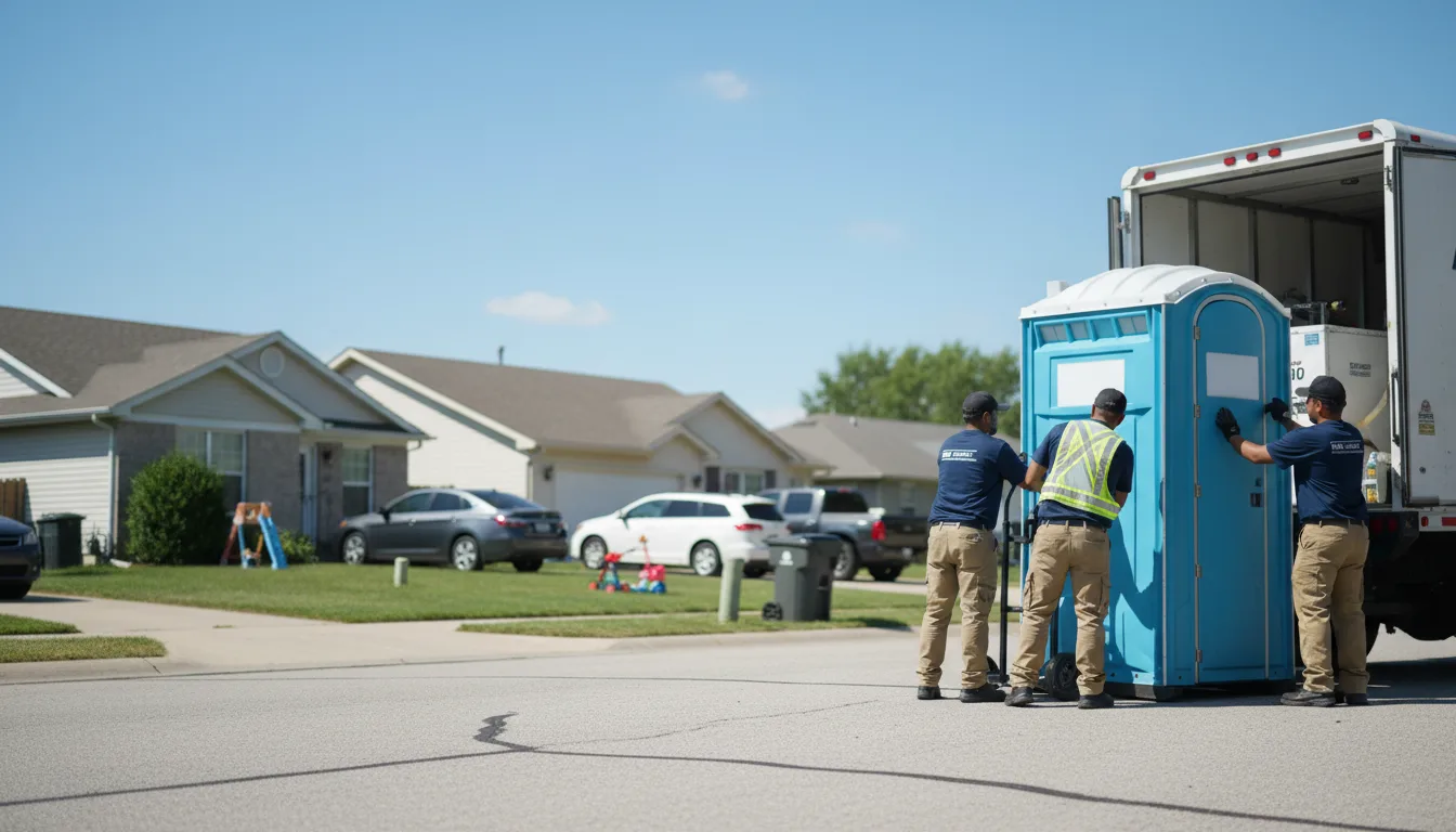Standard Porta Potty Rentals in Cambria, IL near me
